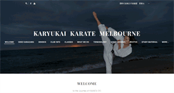 Desktop Screenshot of karyukaikarate.com