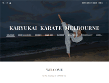 Tablet Screenshot of karyukaikarate.com